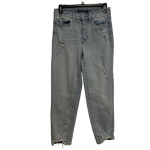 Calvin Klein High Rise Straight Jeans Button Fly Size 26